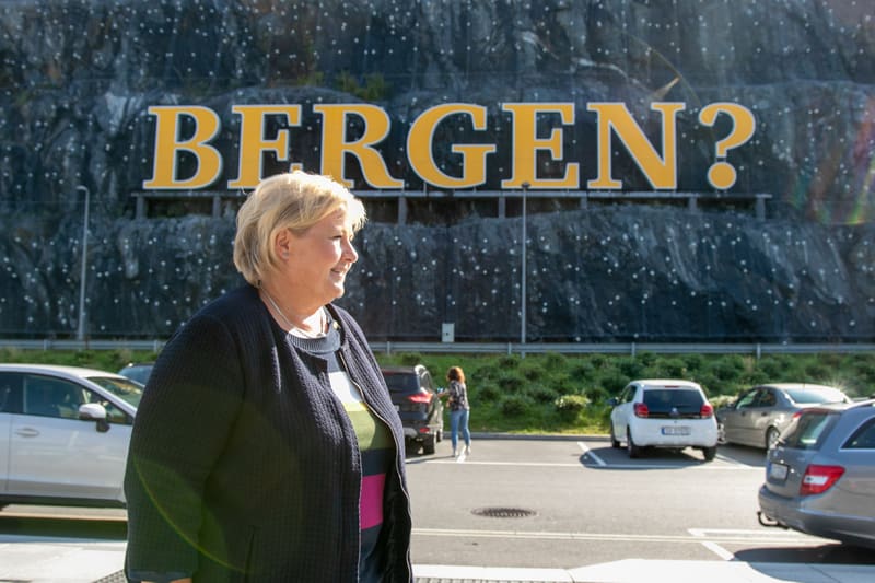 Erna Solberg i Bergen